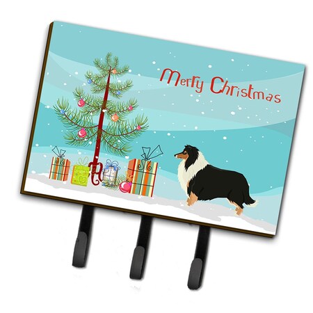 Carolines Treasures Collie Christmas Tree Leash or Key Holder CK3532TH68
